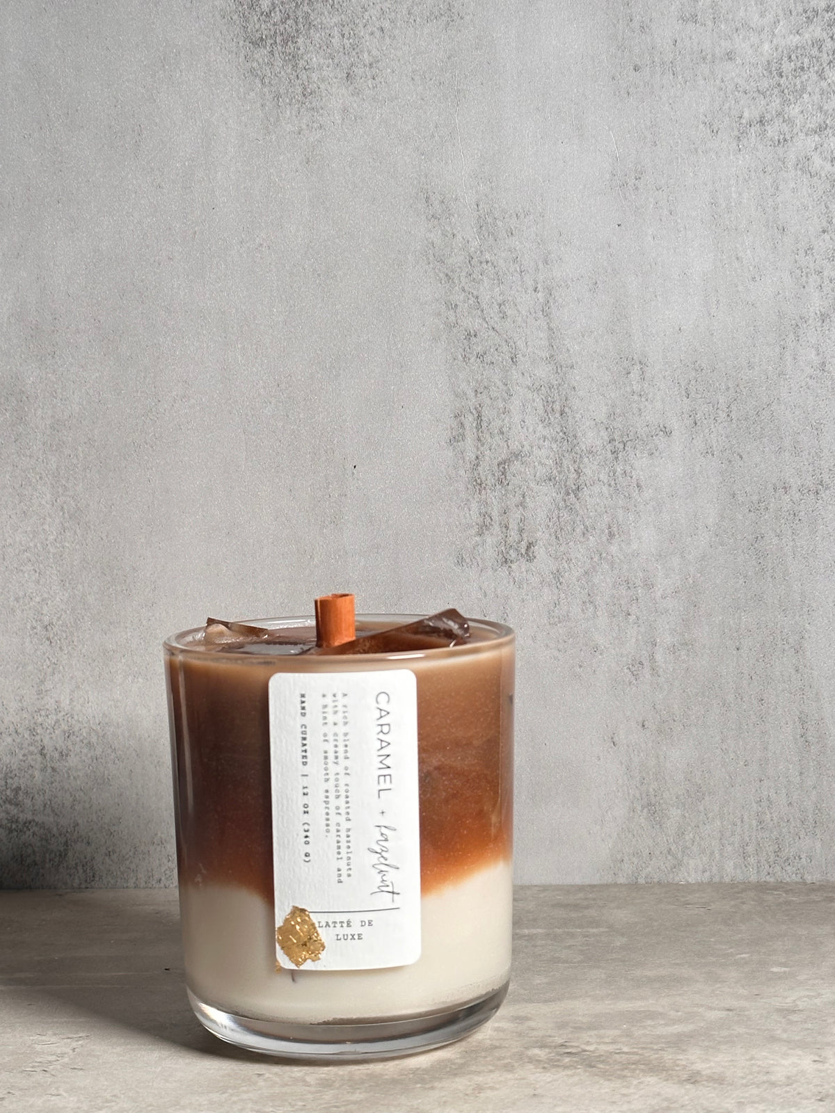 Caramel + Hazelnut | Luxury Latte Candle